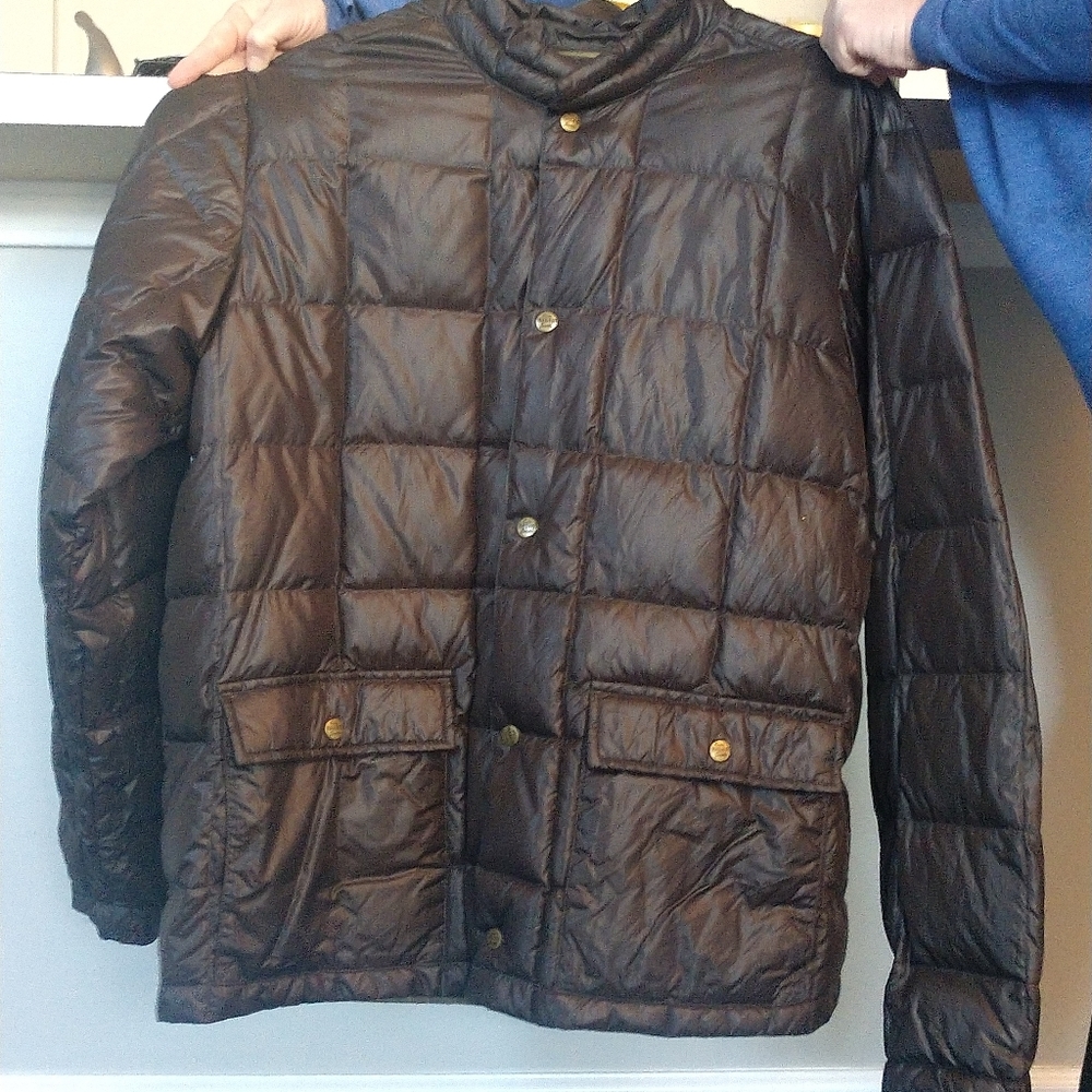 Dark Brown Lightweight Down Jacket - image 1